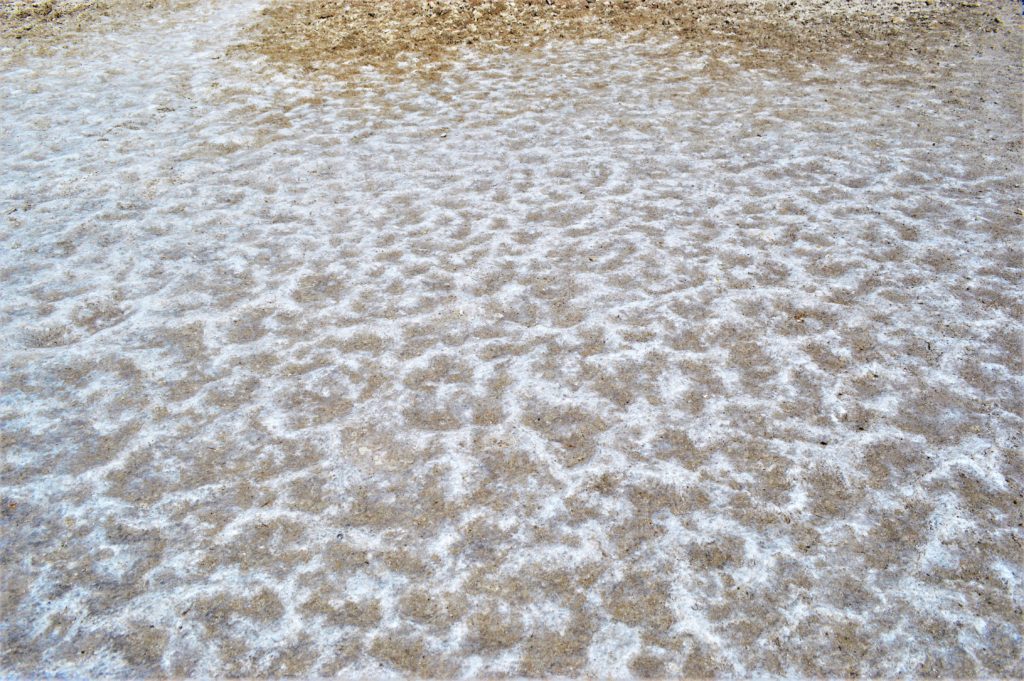 Salt flats terrain, death valley national park, USA