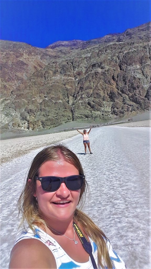 Selfie in death valley, usa