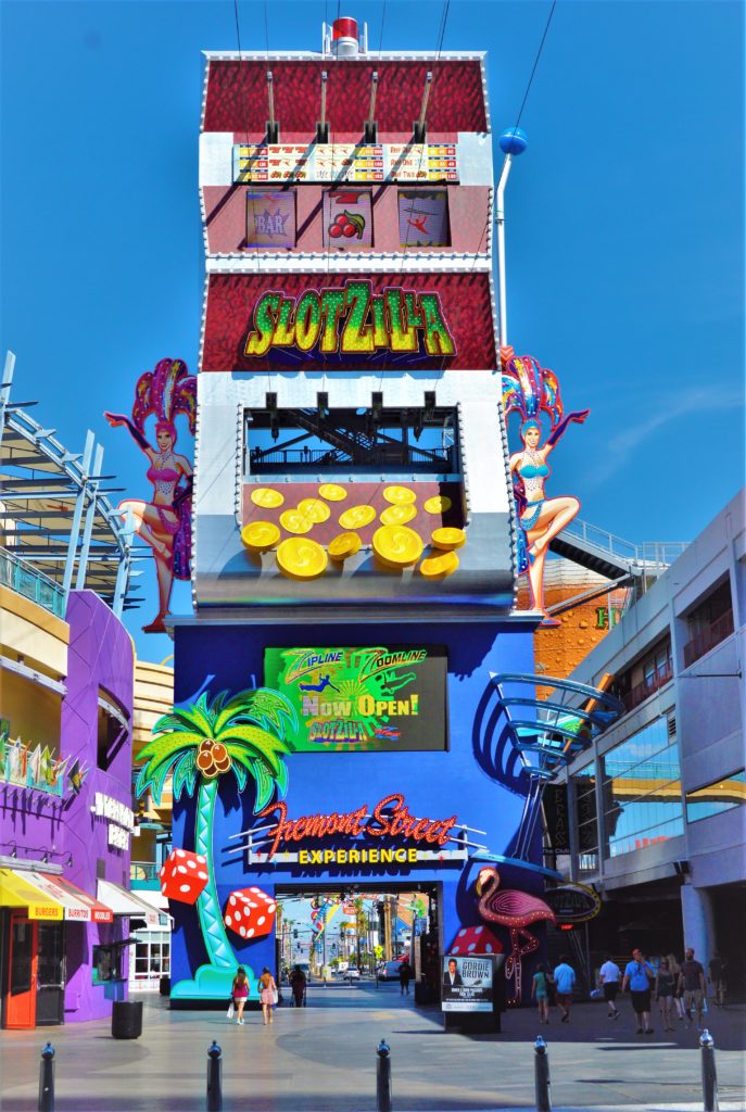Slotzilla, fremont street zipline, las vegas, nevada