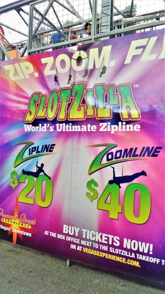 Slotzilla prices, zipline, fremont street, las vegas