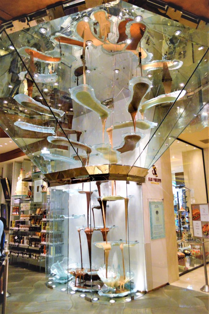 World's largest chocolate fountain, jean Phillipe, bellagio, las vegas, nevada
