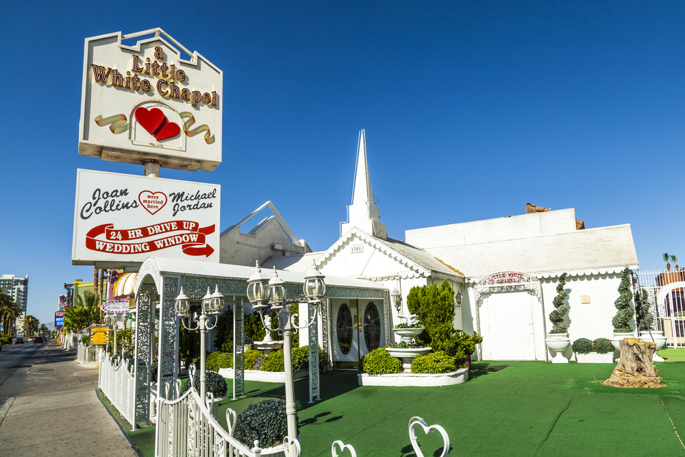 A little white chapel wedding venue las vegas, nevada