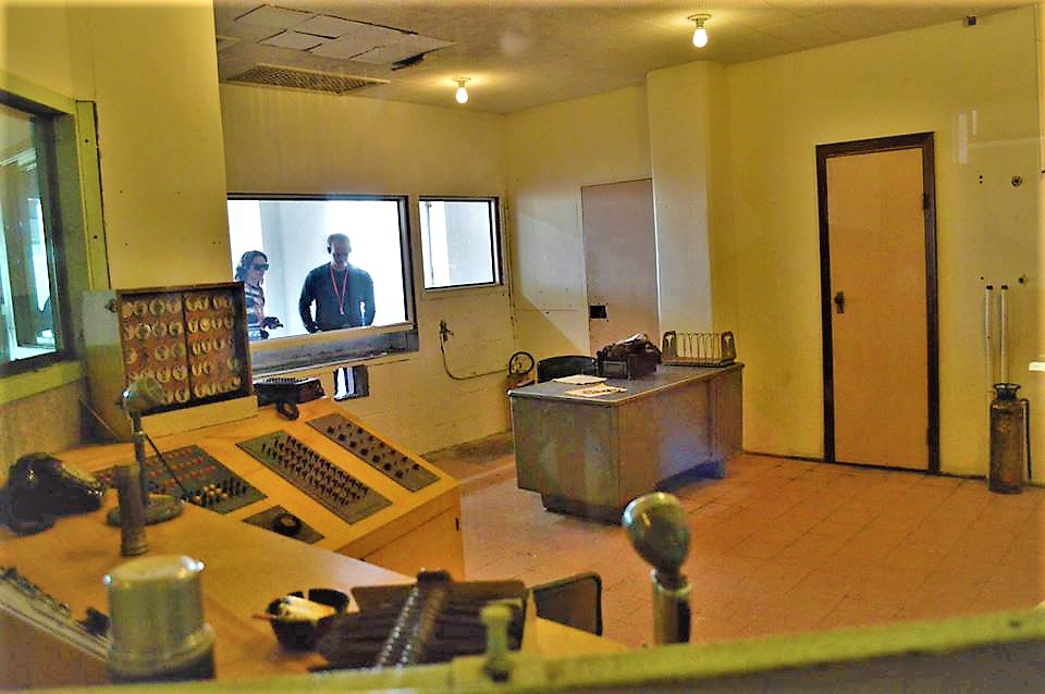 Control room, Alcatraz Prison, California