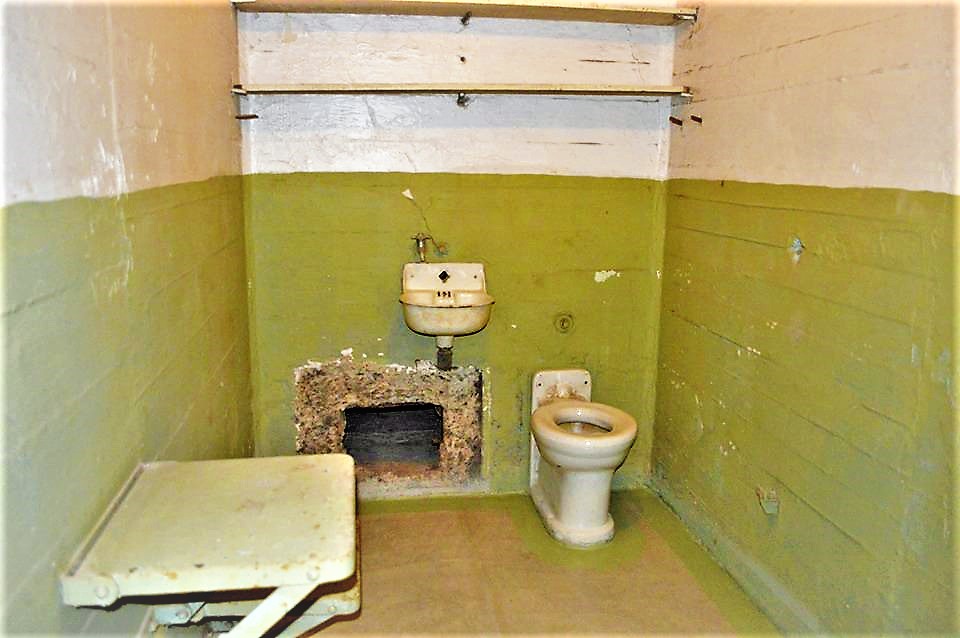 Escape from Alcatraz prison cell, San Francisco, California