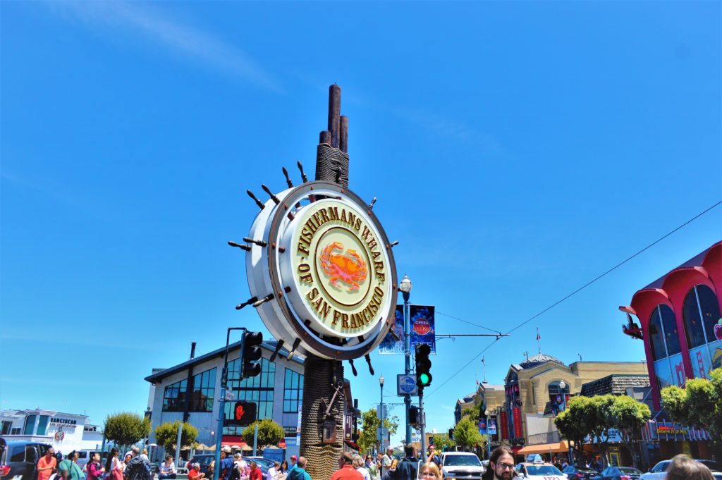 Fishermen's Wharf sign, San Francisco, USA