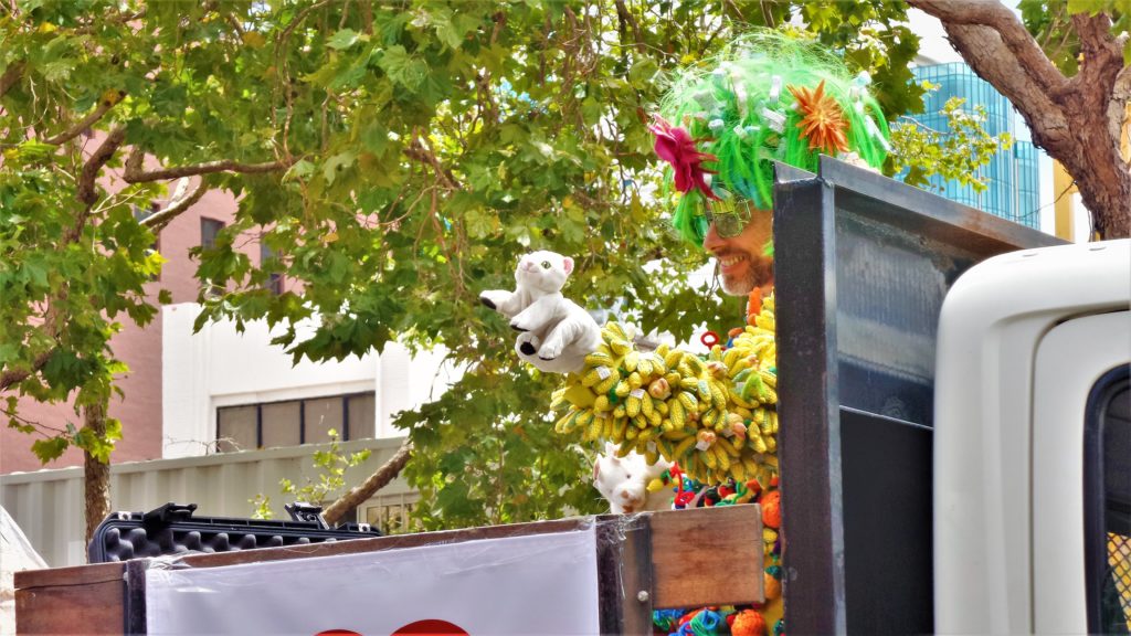 Float in the San Francisco gay pride parade