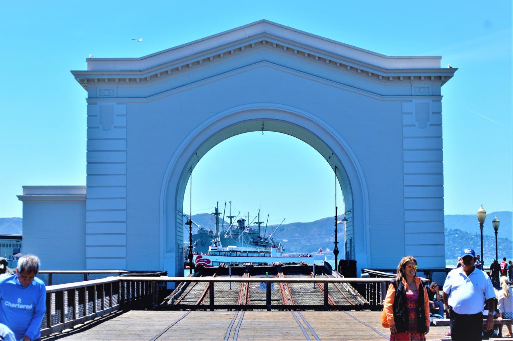 Pier 39 arch, San Francisco, California