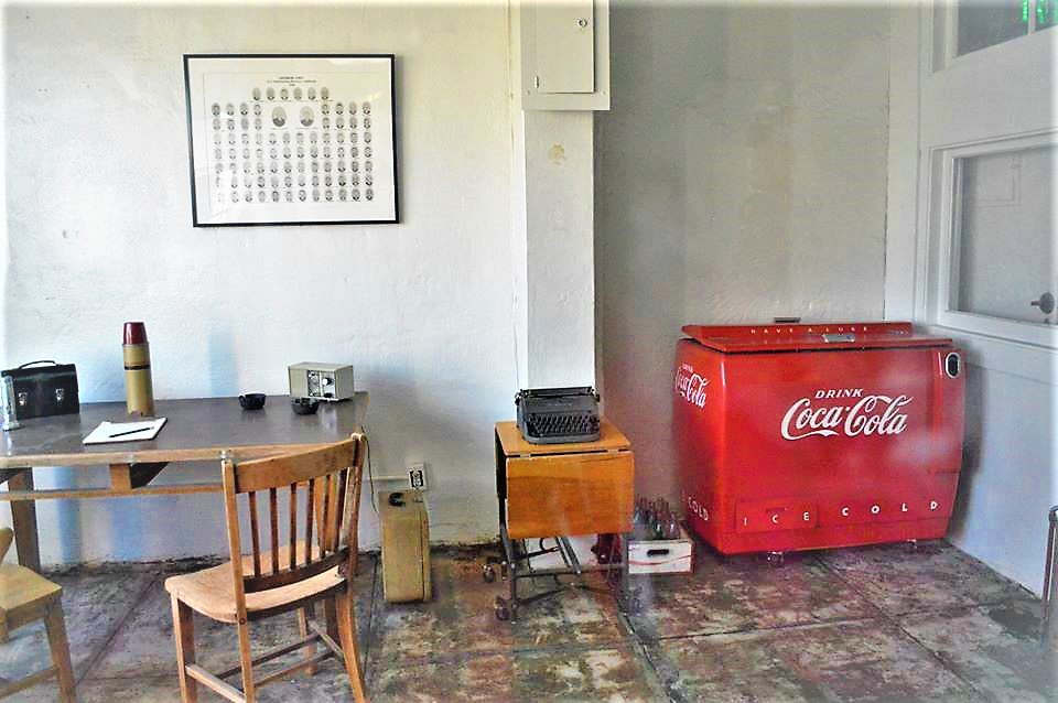Retro Coke machine, control room, administration, Alcatraz, san Franciso