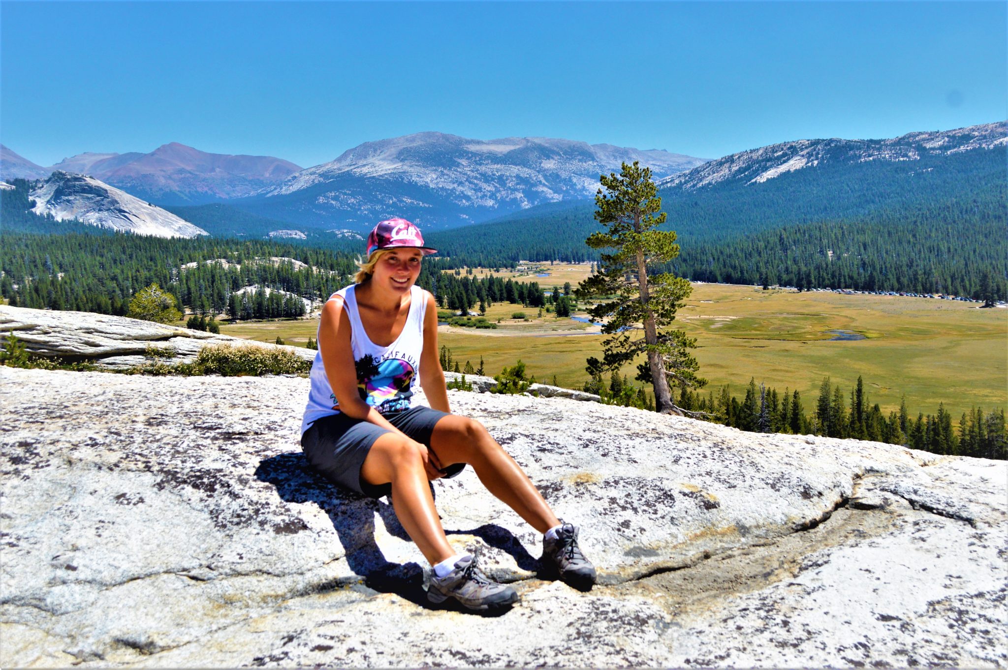 Sitting on top of cliff, Yosemite, California, things to do at yosemite