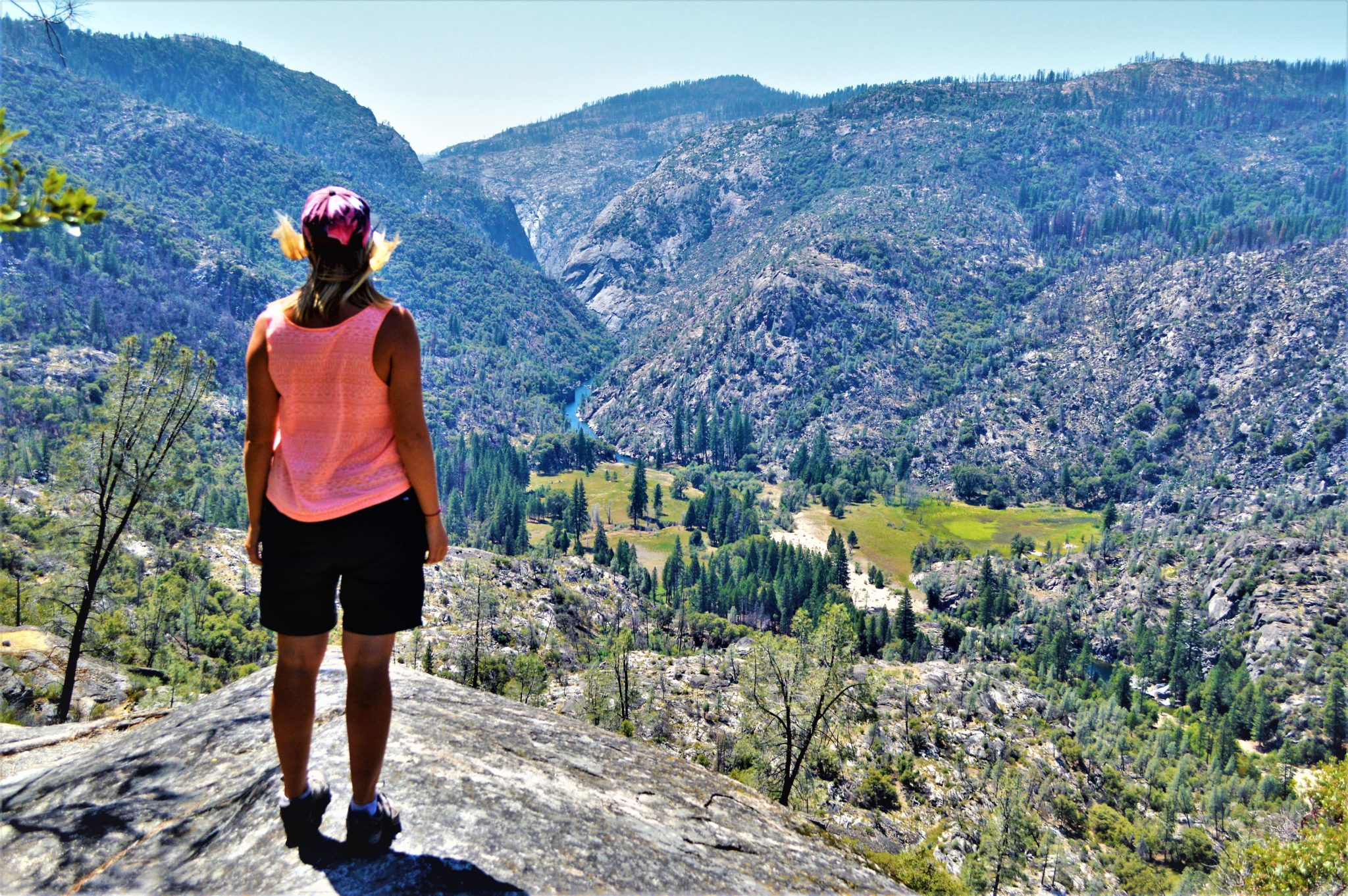 Standing at Hetch Hetchy Landscape, California
