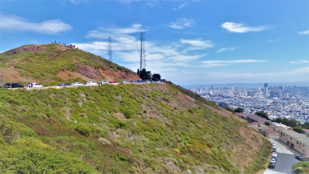 Twin Peaks hill, San Francisco, USA