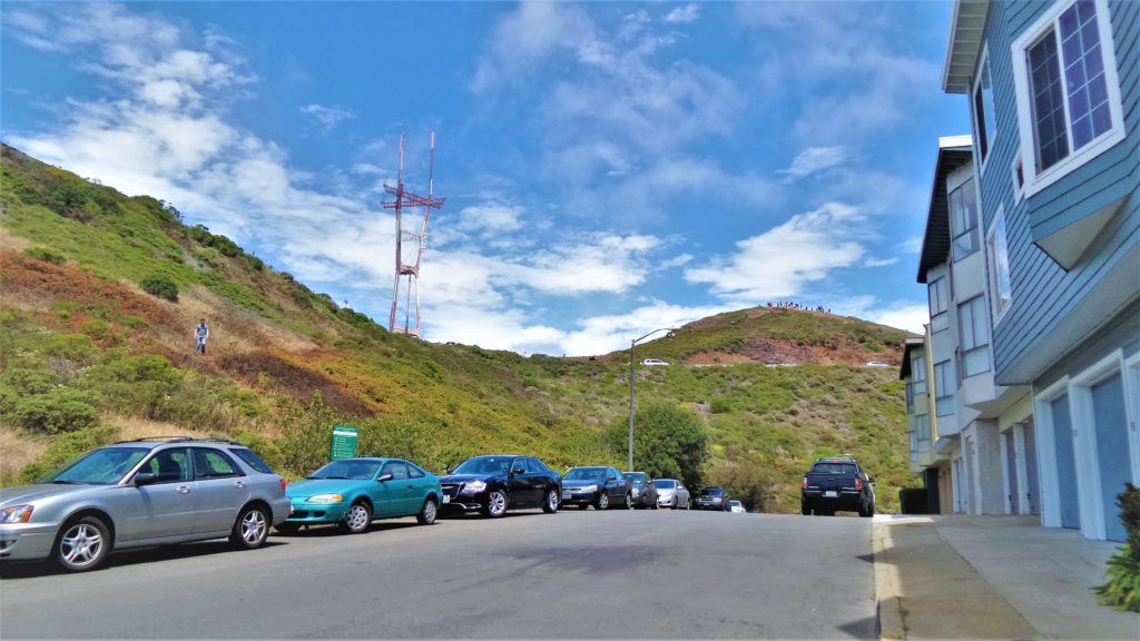Twin peaks tourists, San Francisco