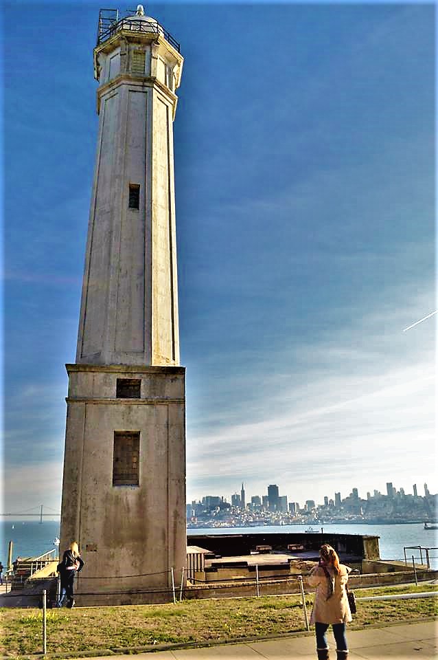 Watch tower, Alcatraz, San Francisco, California