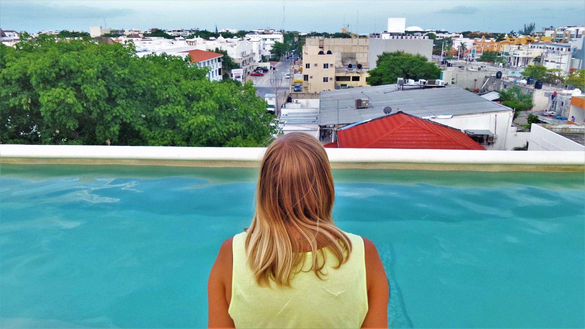 Rooftop Pool view, La Galeria by Bunik, Playa Del Carmen