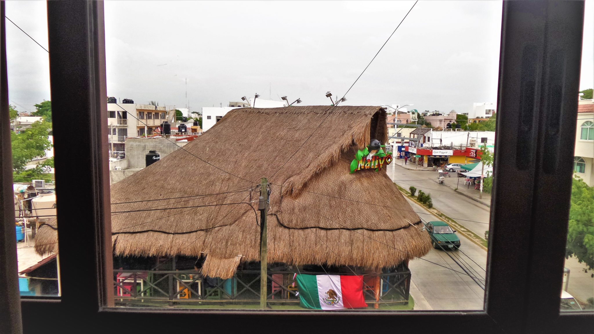 View of Nativo restaurant from La Galeria by Bunik, Playa Del Carmen