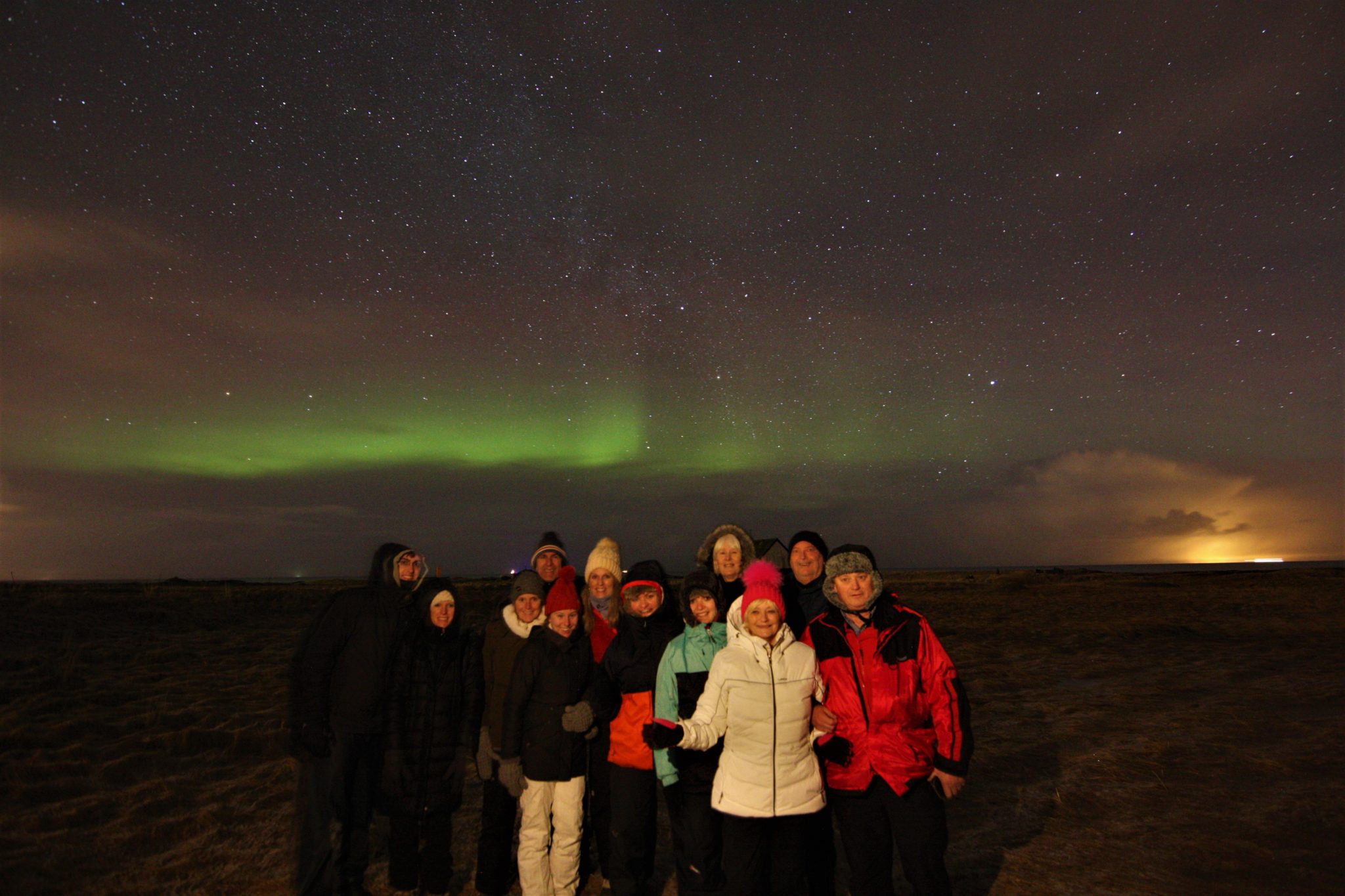 Group tour, Happyworld Northern Lights tour, Iceland