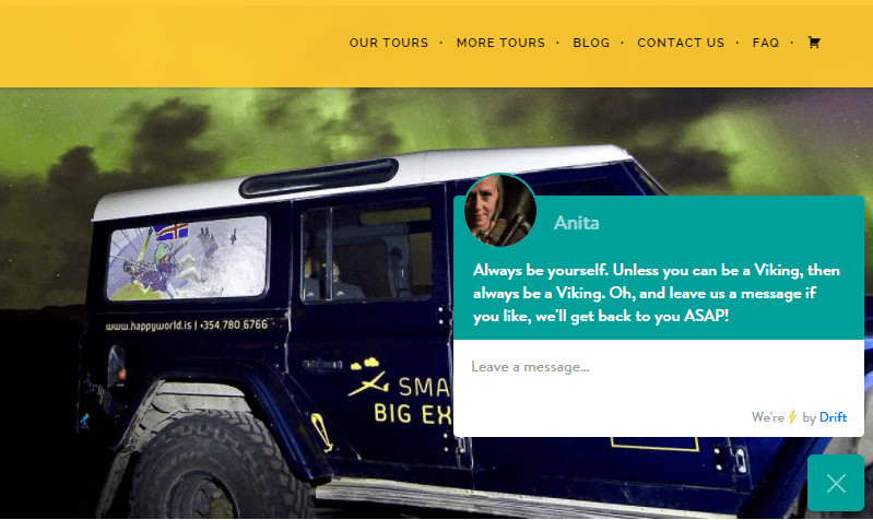 Happy World iceland live chat, Northern Lights tour