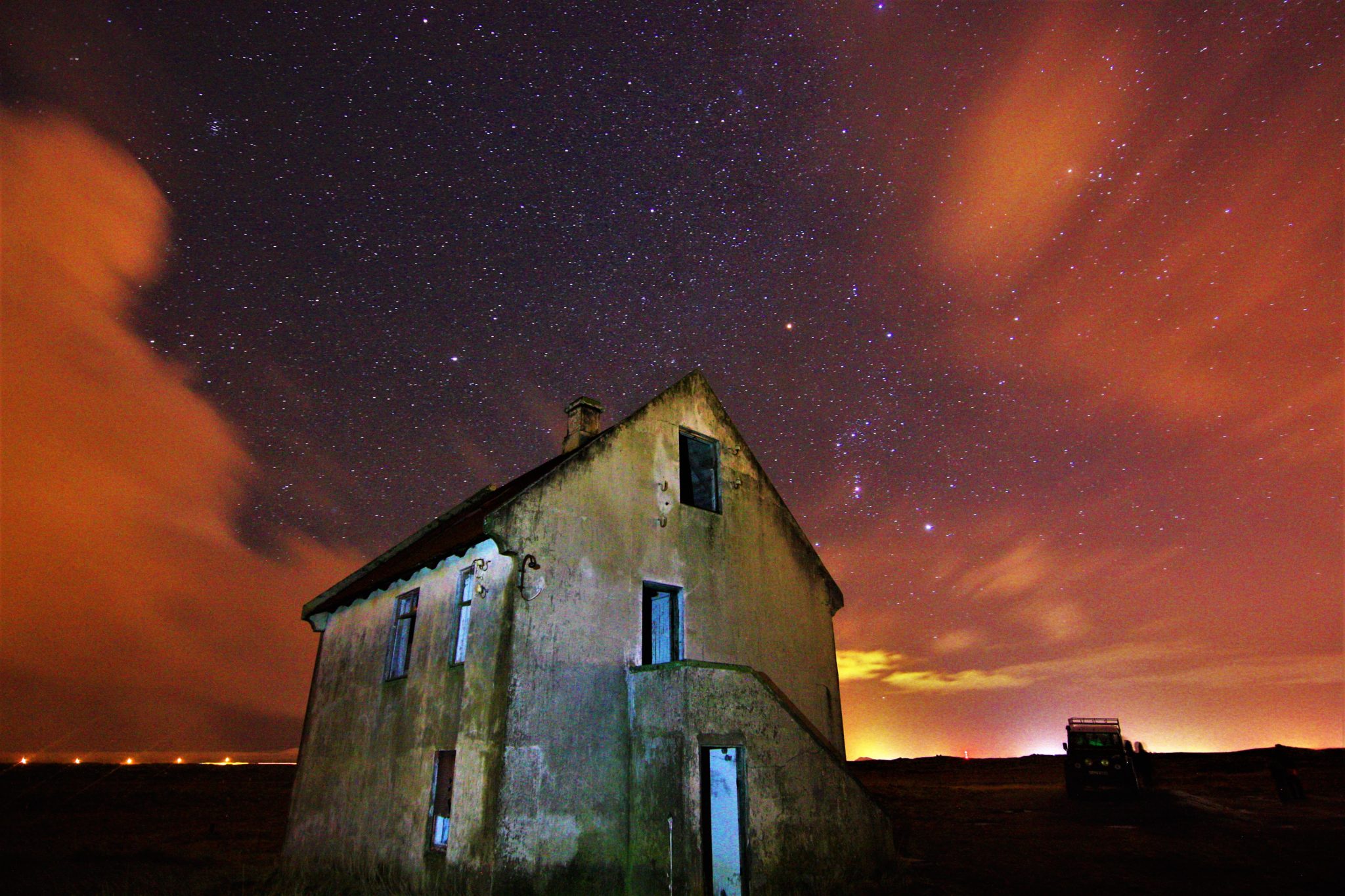 Haunted House, Northern Lights Tour, Happy World Iceland