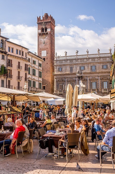 Things to do in verona, Italy, Piazza delle Erbe Verona