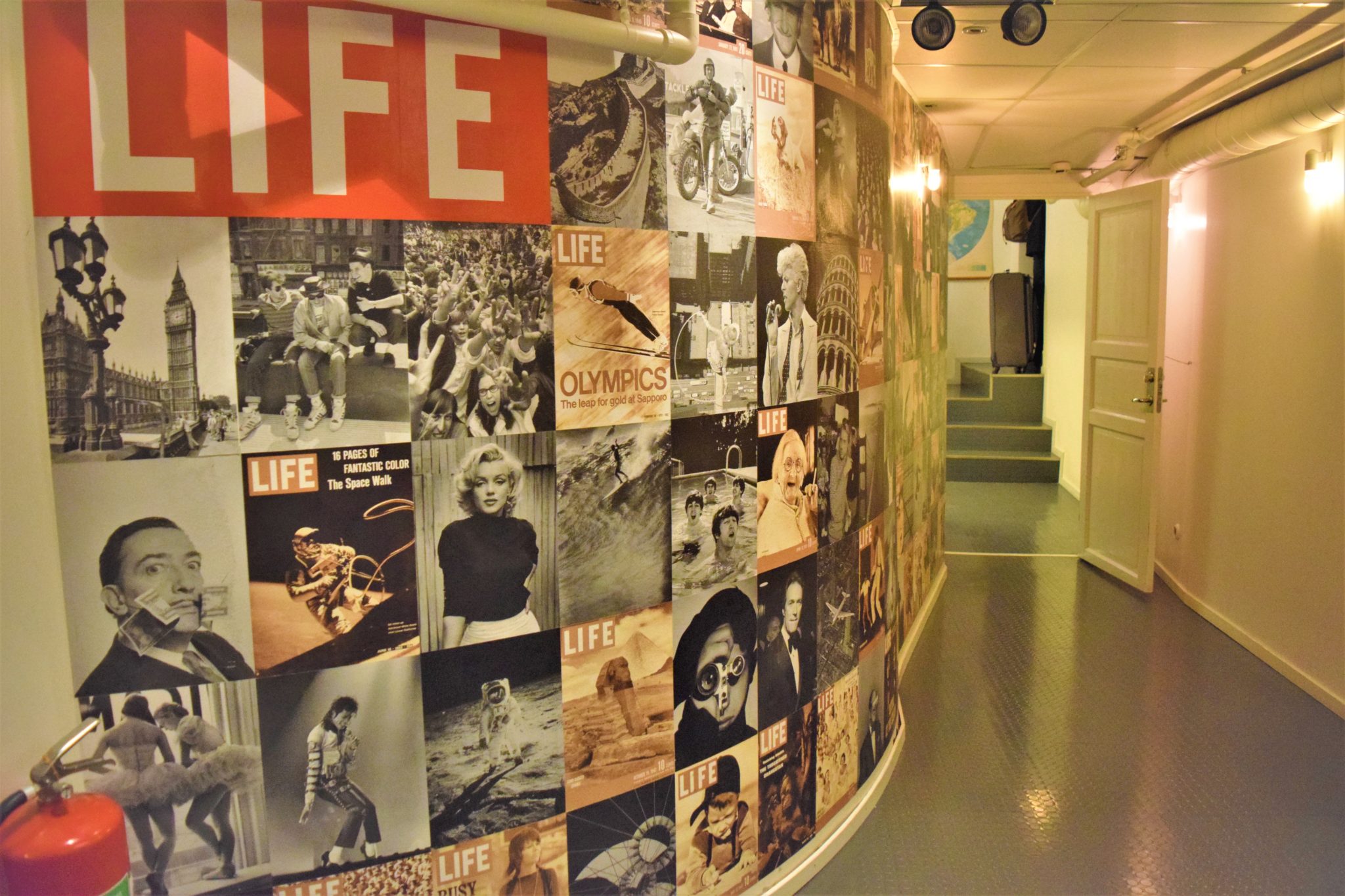 LIFE mural, city backpackers, stockholm, sweden