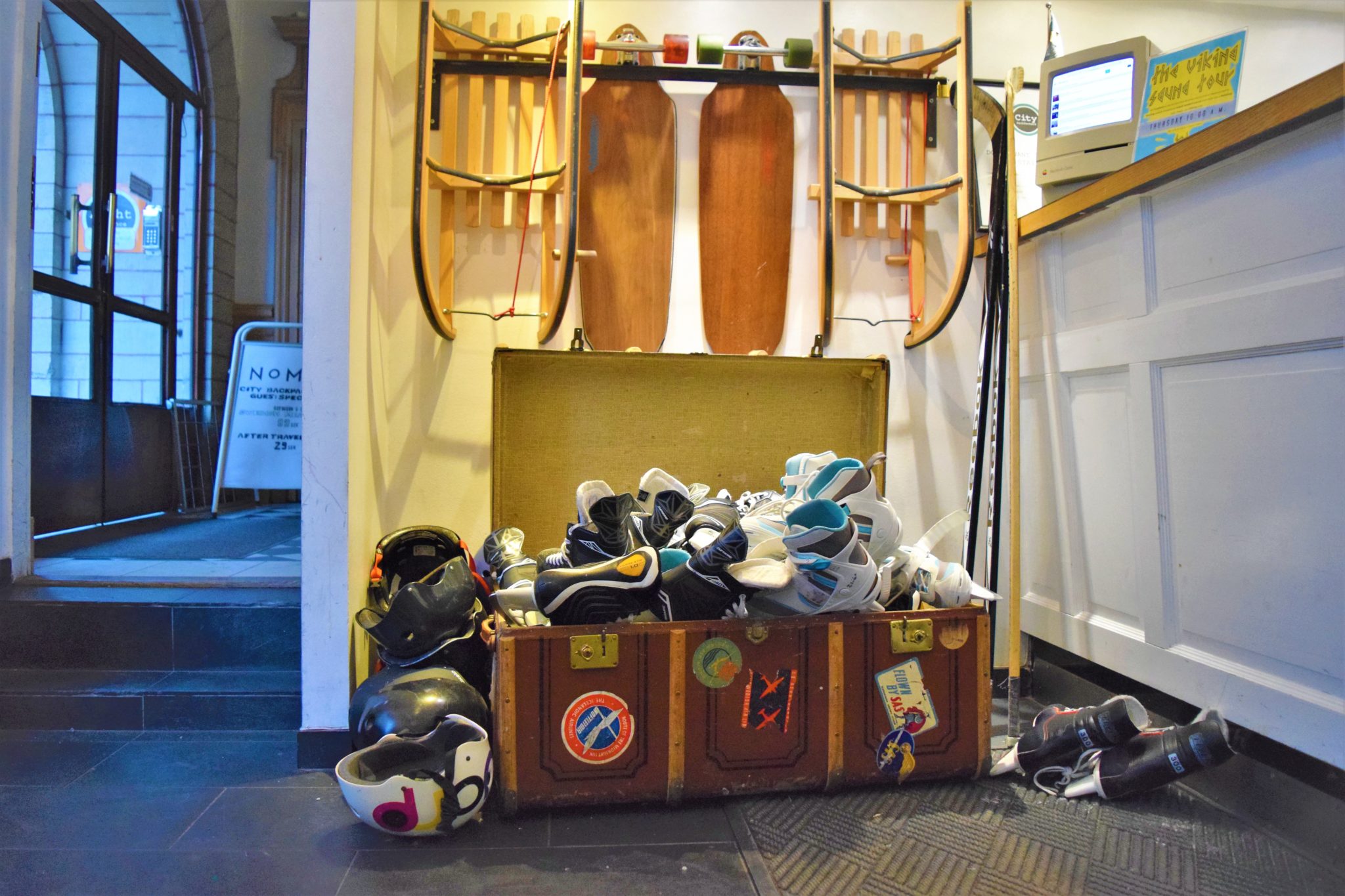 Ice skate hire, stockholm, sweden