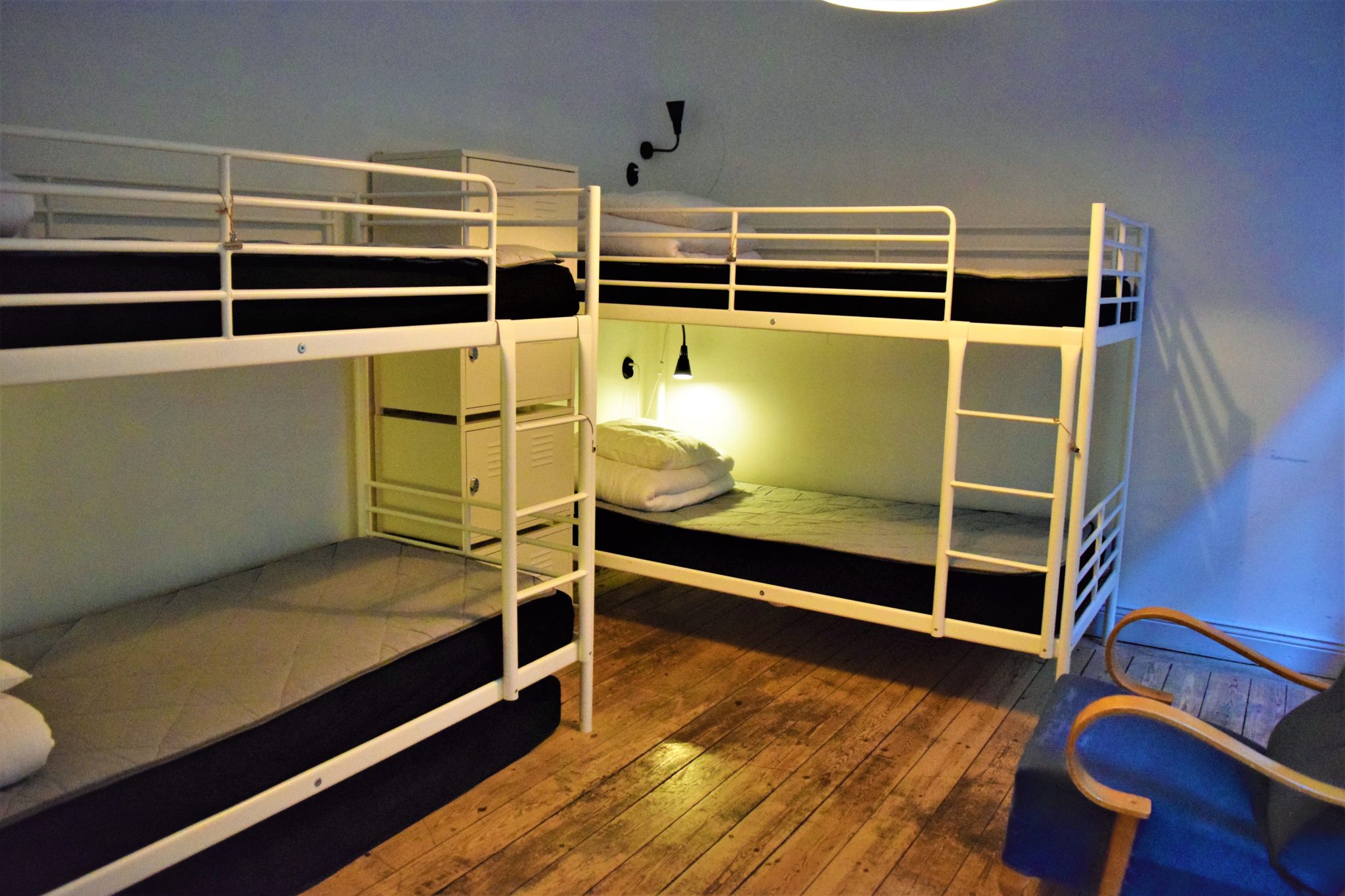 Dorm beds city backpackers hostel, stockholm, sweden