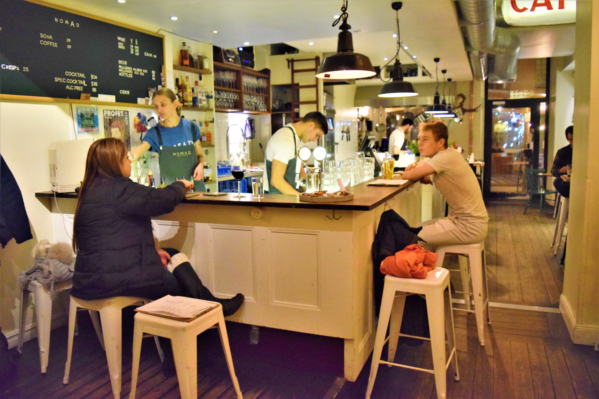 Nomad restaurant, stockholm, sweden