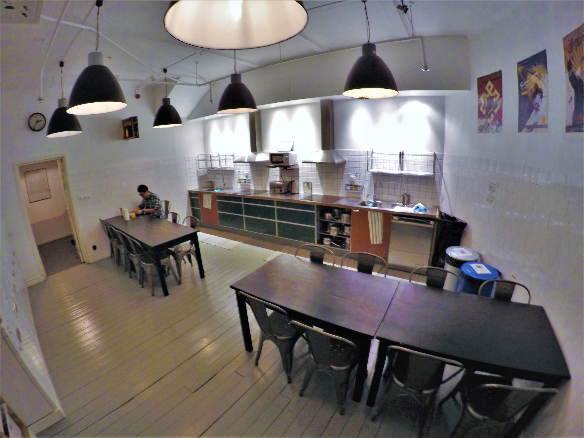Kitchen, city backpackers hostel, stockholm, sweden