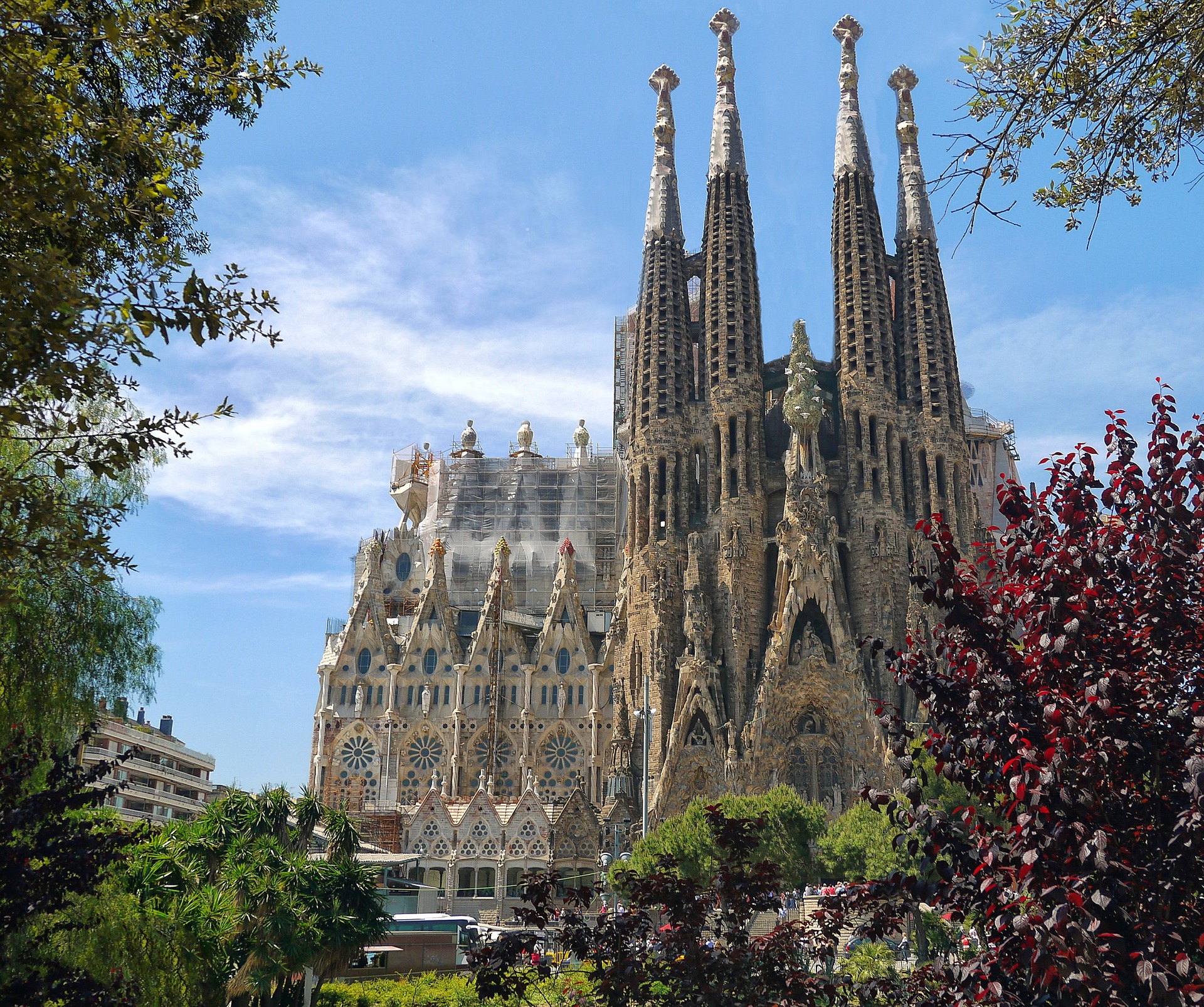 sagrada familia barcelona, top places to see in Spain