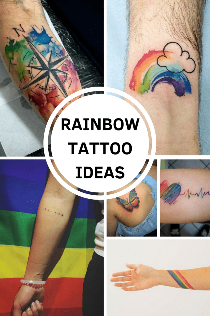 rainbow tattoo ideas