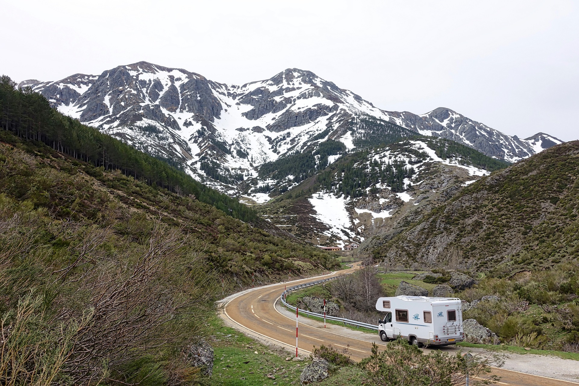 Travelling in a motorhome