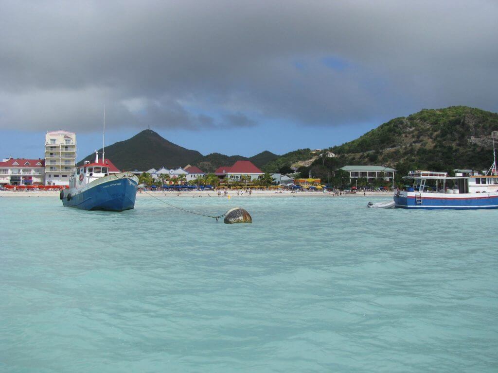 St Maarten beach