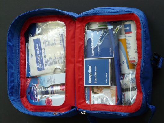 first aid kit prepare for camping trip tips