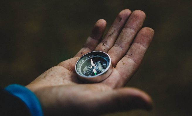 prepare for camping trip tips, compass and map