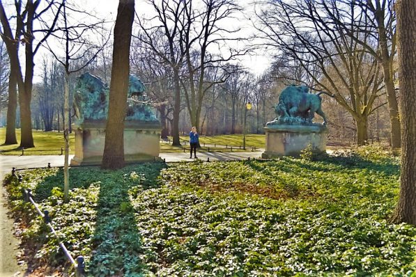 Monuments in Tiergarten, Berlin, Germany
