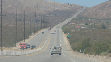 Photograph of an open road on a Road Trip to Joshua Tree National Park