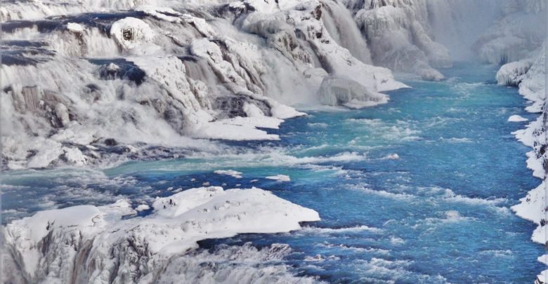 Gulfoss waterall, part of the Golden Circle in Iceland, Europe