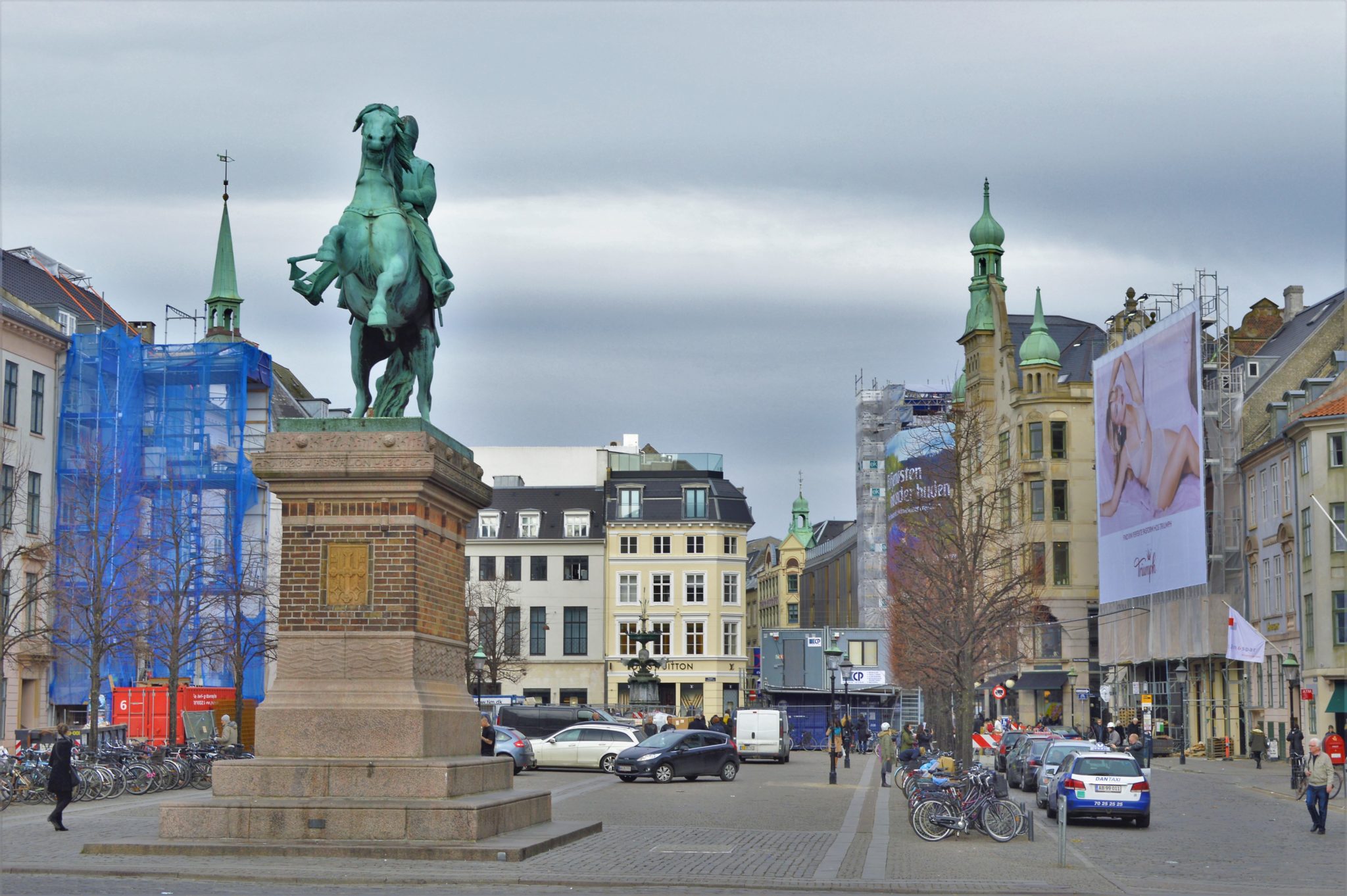 Højbro Plads - High Bridge Square in Copenhagen, Denmark
