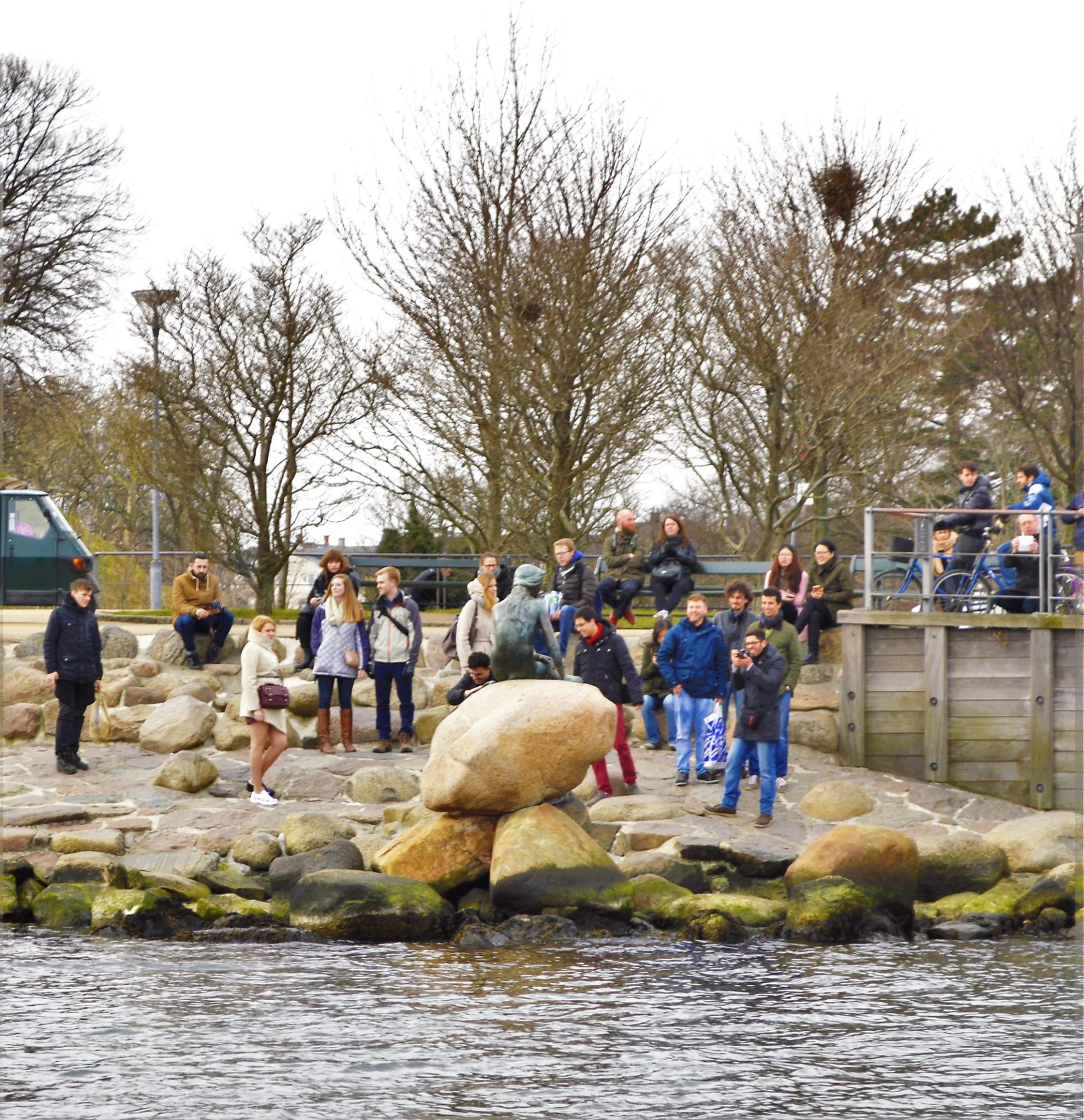 The Little Mermaid statue, Copenhagen, Denmark
