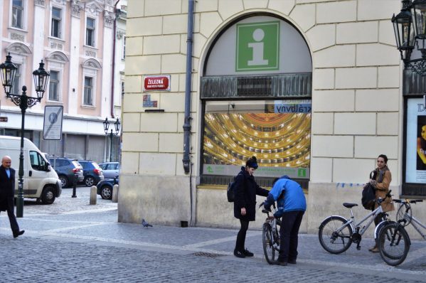Image of inside Estates Theatre for tourists, Prague, Czech Republic
