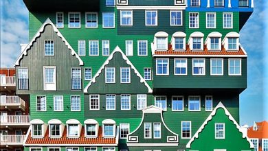 Amsterdam Zaandam Inntel Hotel, front view, Netherlands