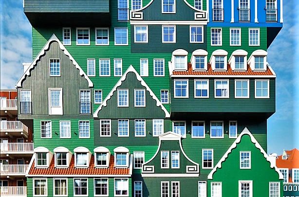 Amsterdam Zaandam Inntel Hotel, front view, Netherlands