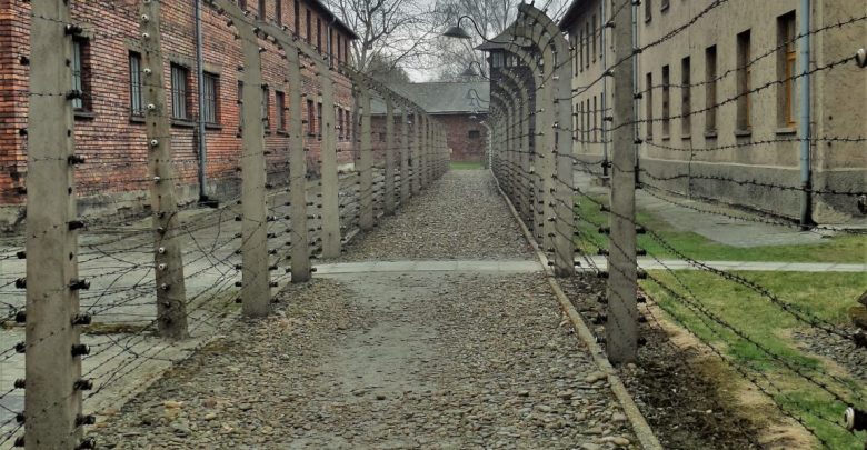 Auchwitz and Birkenau barbed wire, Poland, Europe