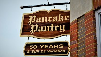 Pancake Pantry sign, Nashville, TN