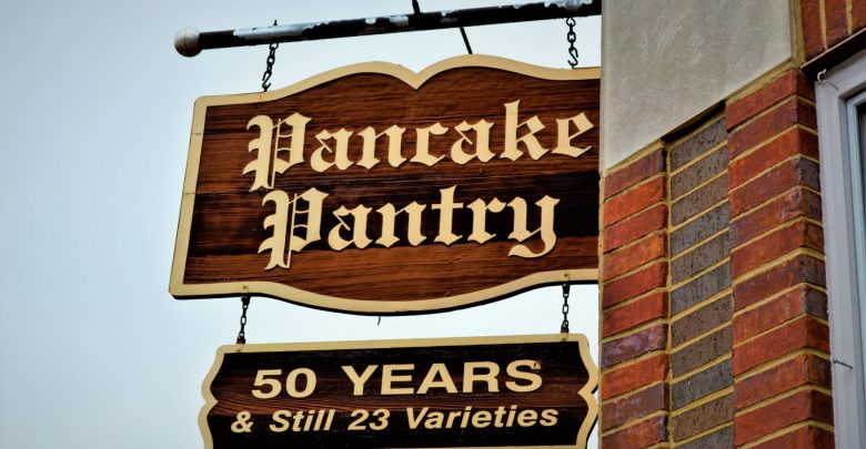 Pancake Pantry sign, Nashville, TN