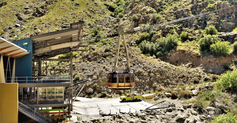 Rotating cable car, Palm Springs, California