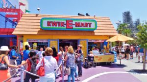 Kwik E Mart, springfield simpsons Universal Studios Hollywood