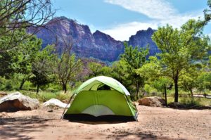 Camping in Zion National Park