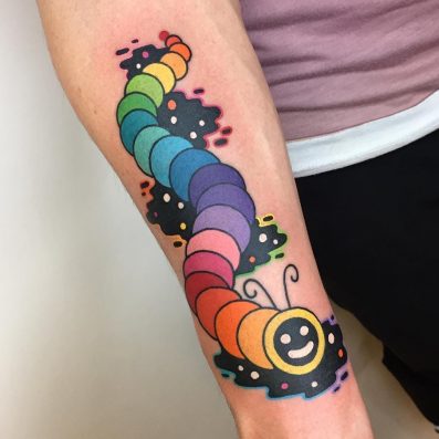 best rainbow sleeve tattoos