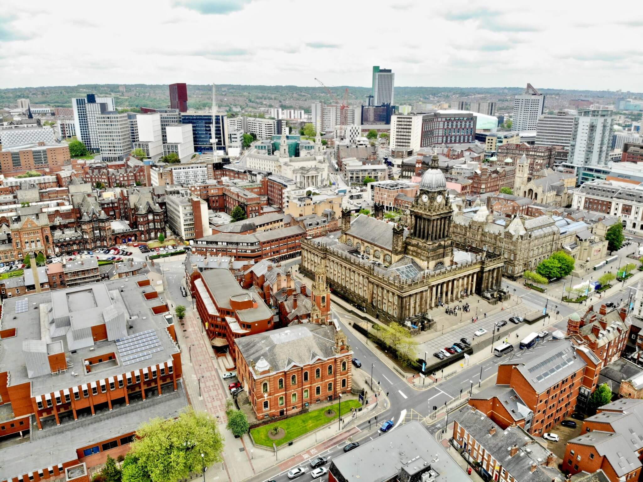 Leeds areal view